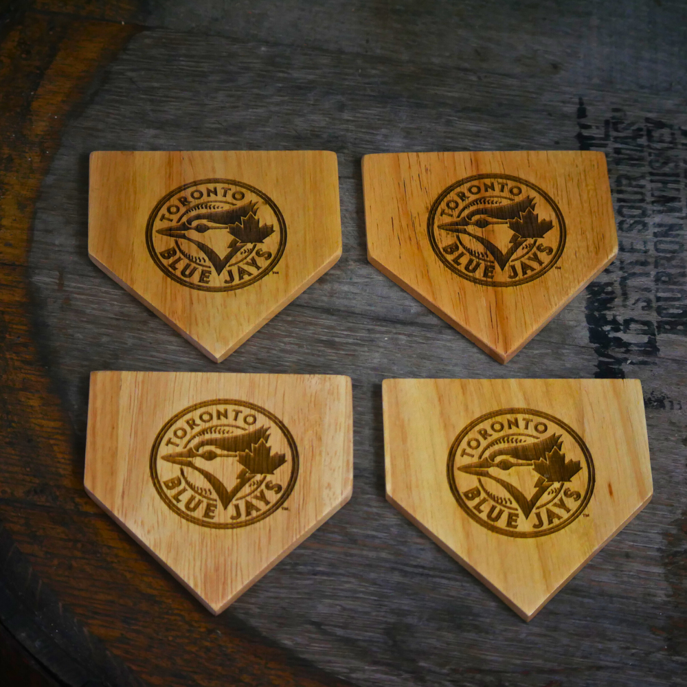 Toronto Blue Jays Dugout Mug® | 4 Pack Wooden Coaster Set