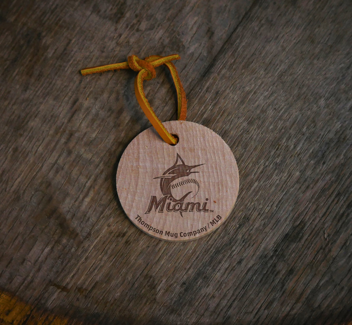 Miami Marlins Baseball Ornament | Dugout Mugs®