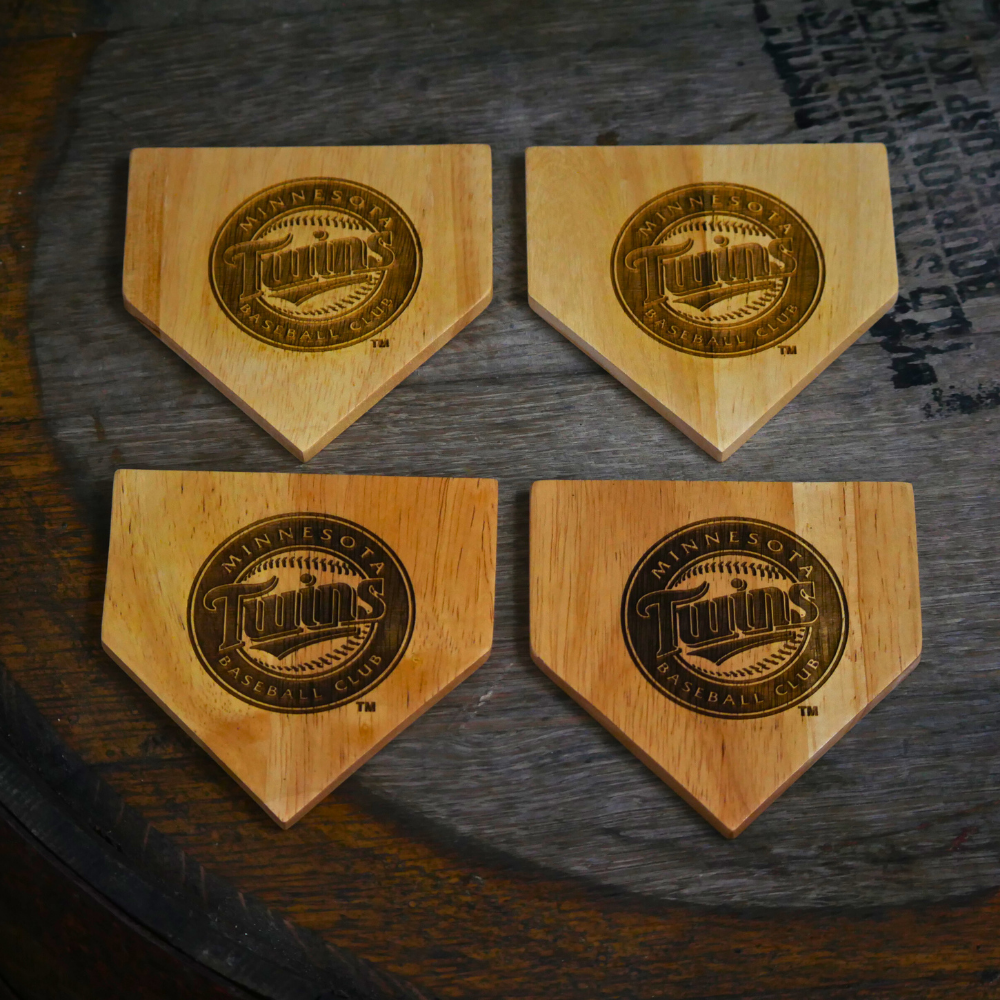 Minnesota Twins Dugout Mug® | 4 Pack Wooden Coaster Set
