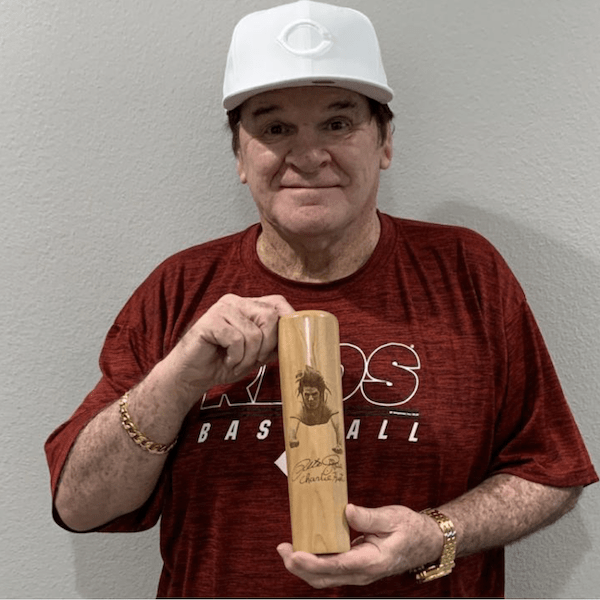 Pete Rose "Charlie Hustle" Baseball Bat Mug | Dugout Mug® -