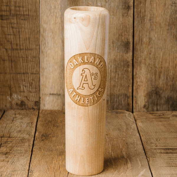 baseball bat mug oakland athletics circle