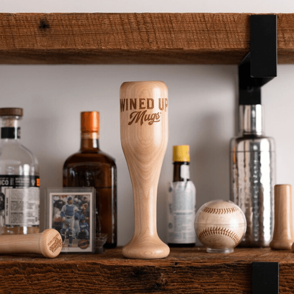 Mariano Rivera 42 Signature Series Baseball Bat Wine Glass | Wined Up® -