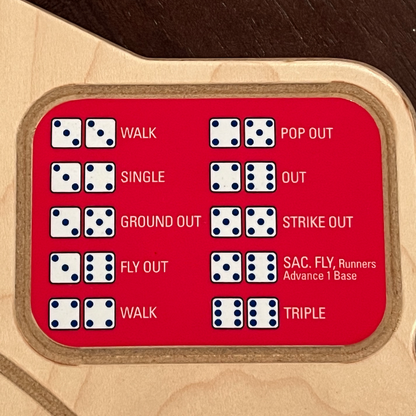 Chicago Cubs Baseball Game with Dice