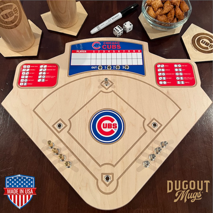 Chicago Cubs Baseball Game with Dice