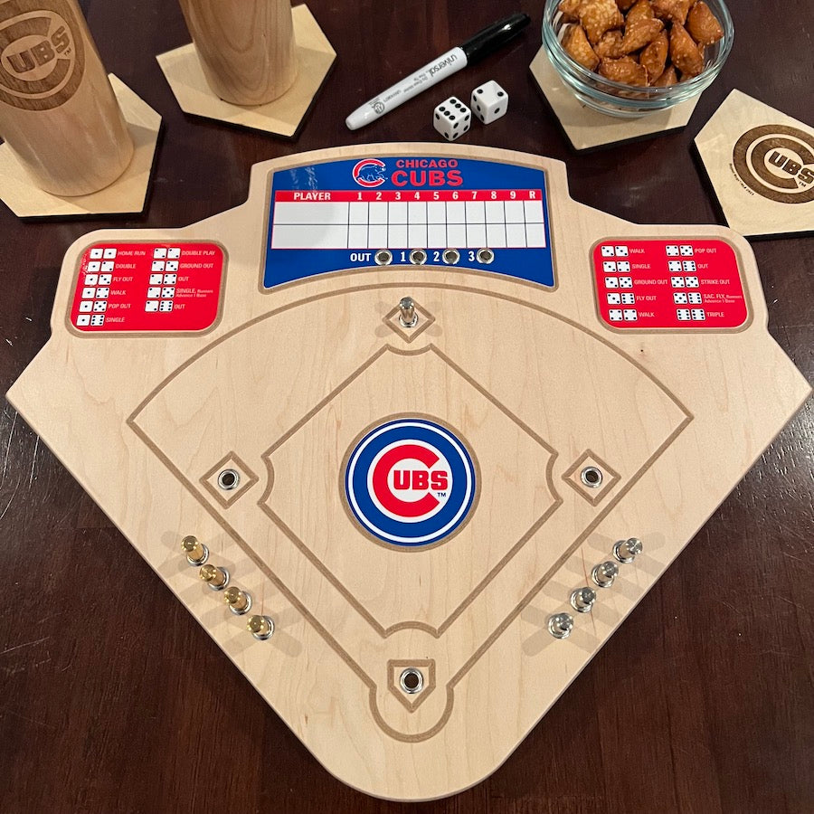 Chicago Cubs Baseball Game with Dice