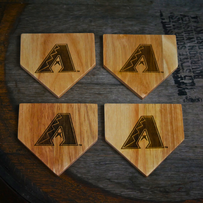 Arizona Diamondbacks "A" Dugout Mug® | Wood Coaster