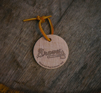Choose From All 30 MLB Team Bat Slice | Keychains