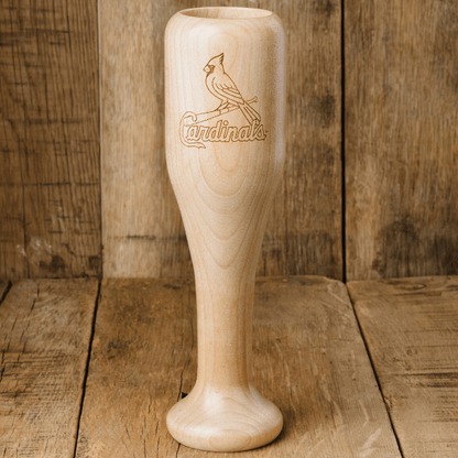 baseball bat wine glass st.louis cardinals full