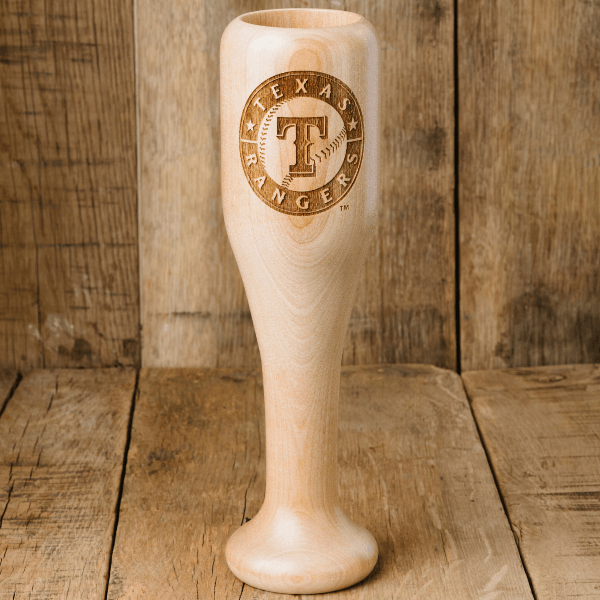 baseball bat wine glass texas rangers circle