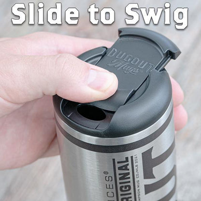 Green Beret Foundation Metal Dugout Mug® | Stainless Steel Baseball Bat Mug